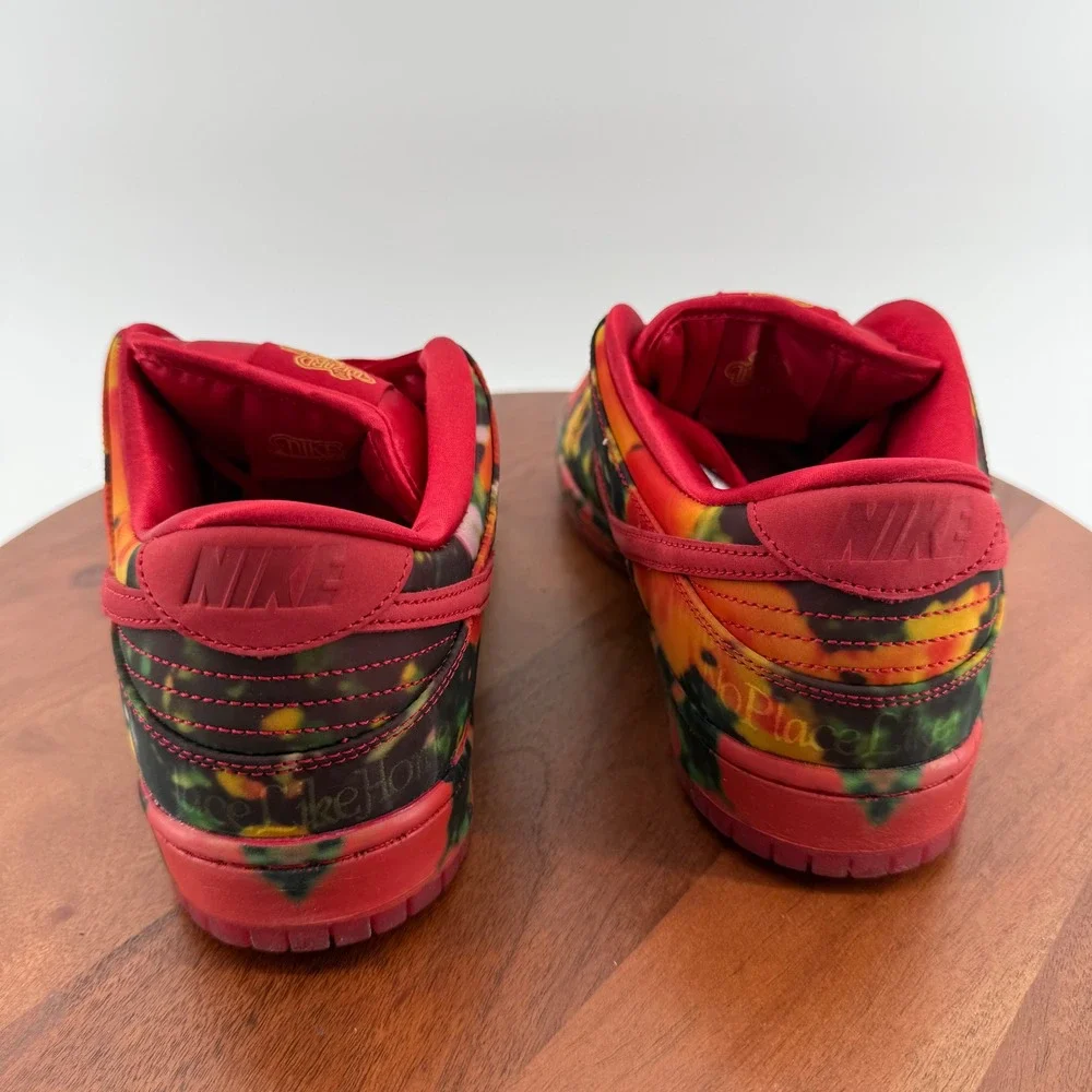 Nike SB Dunk Low Pro Wizard of Oz Poppy Field Red Multi FZ1291 600 Mens 9.5